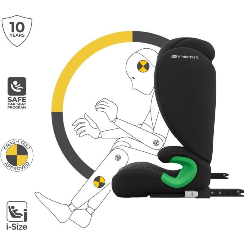 Dječja autosjedalica s ISOFIX-om JUNIOR FIX 2 PLUS i-Size Black Dječja autosjedalica s ISOFIX-om JUNIOR FIX 2 PLUS i-Size Black