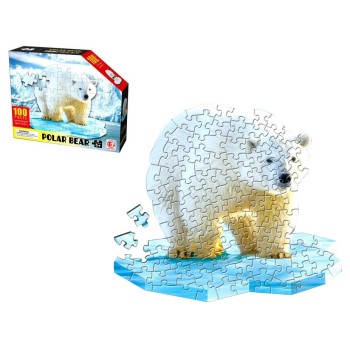 Sestavljanka Puzzle POLARNI MEDVED 100kos