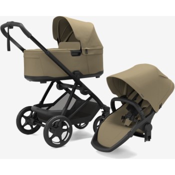 Premium dječja kolica 2u1 CHARM Faded Khaki on Black