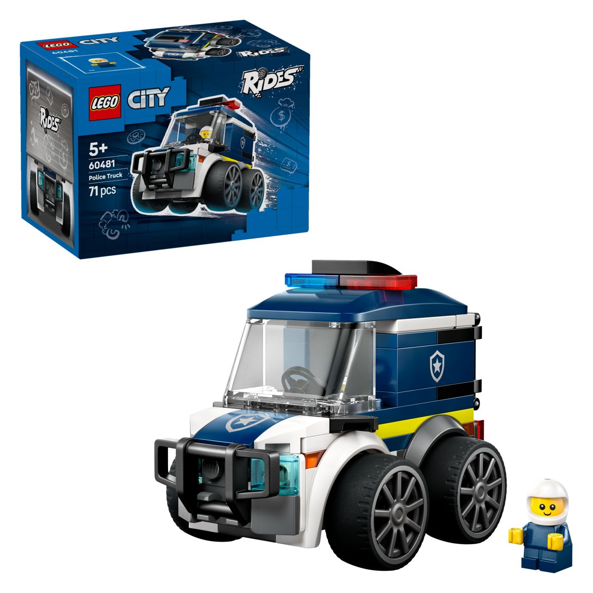 Lego® City 60481 Prevozi – Policijski tovornjak