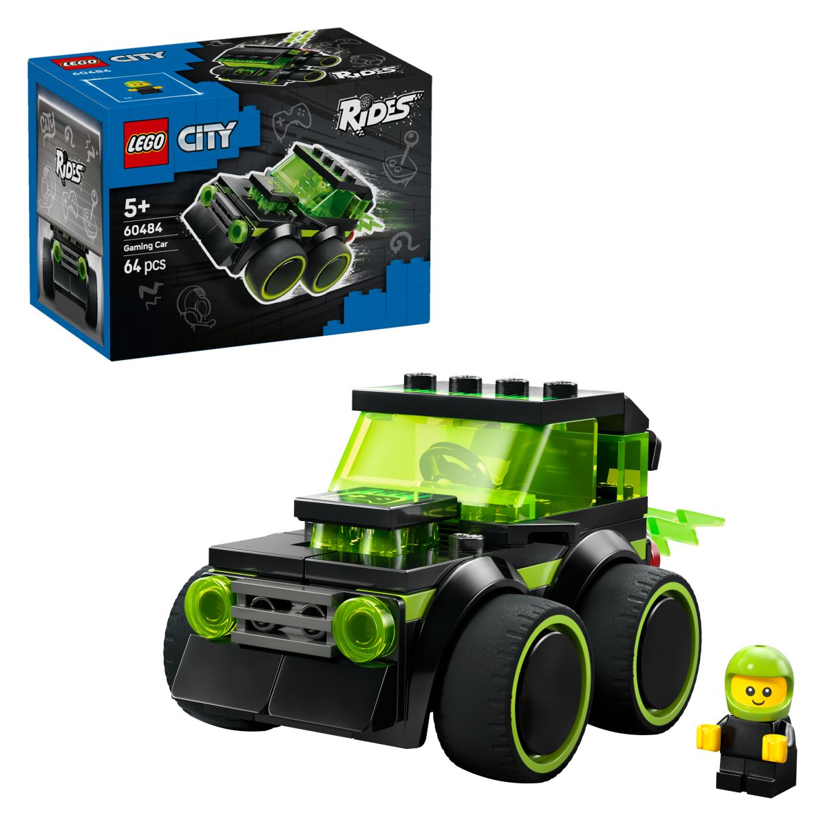 Lego® City 60484 Prevozi – Igričarski dirkalnik