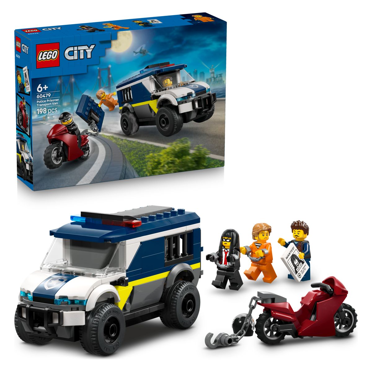 Lego® City 60479 Policijsko vozilo za prevoz zapornikov