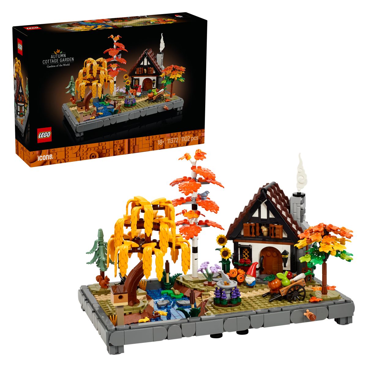 Lego® Icons 11372 Jesenski vrt ob koči