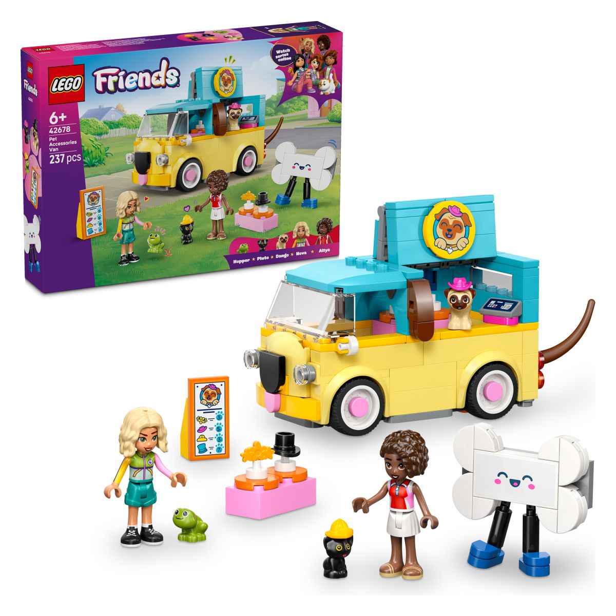 Lego® Friends 42678 Poltovornjak z opremo za male živali