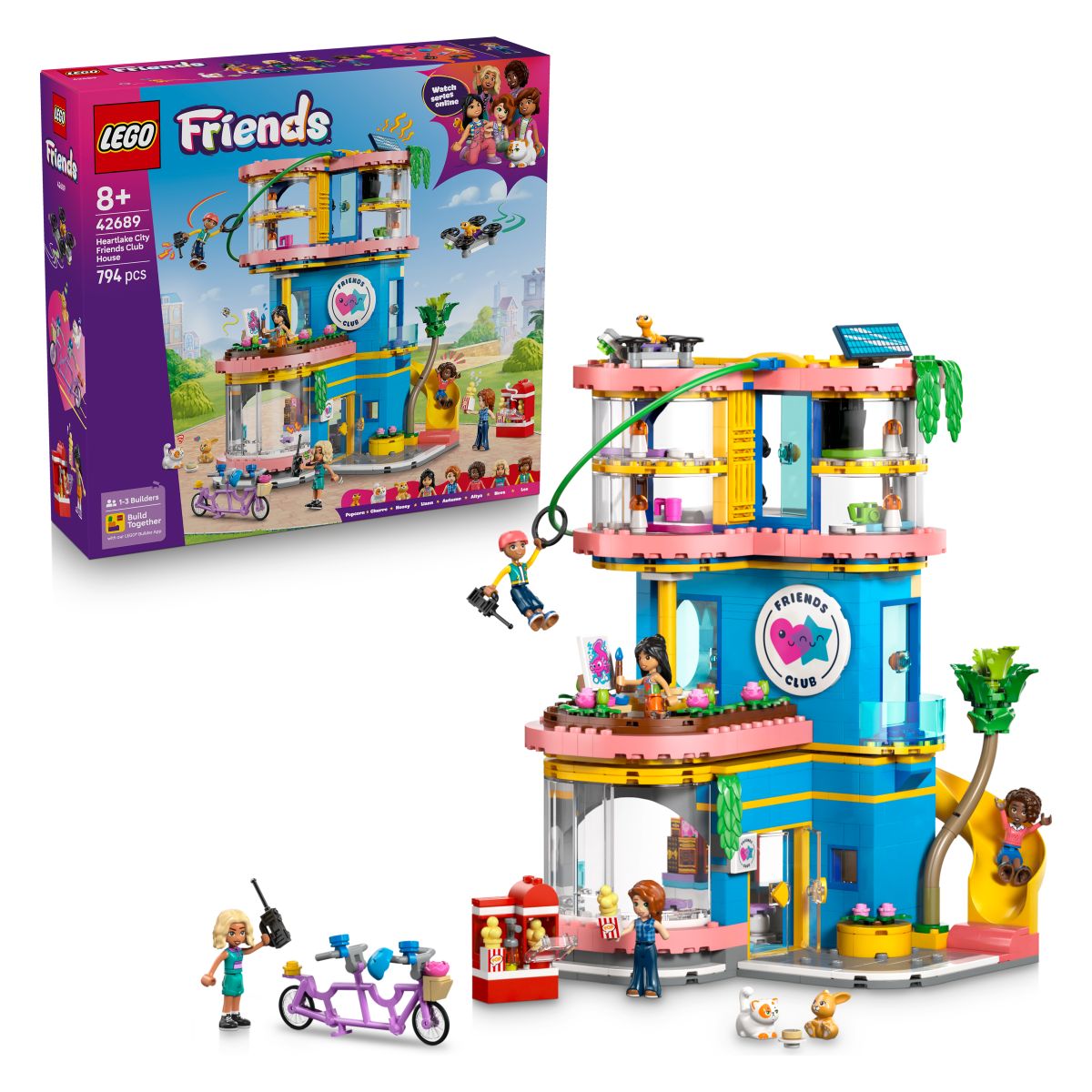 Lego® Friends 42689 Klubska hiša prijateljev v Heartlake Cityju