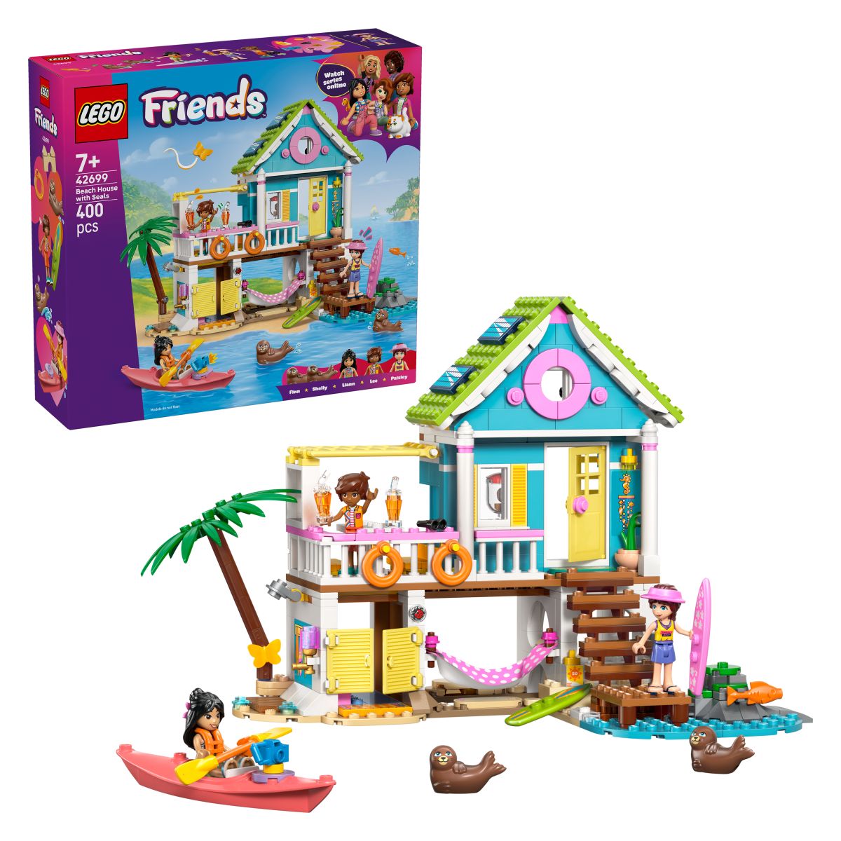 Lego® Friends 42699 Hišica na plaži s tjuljnji