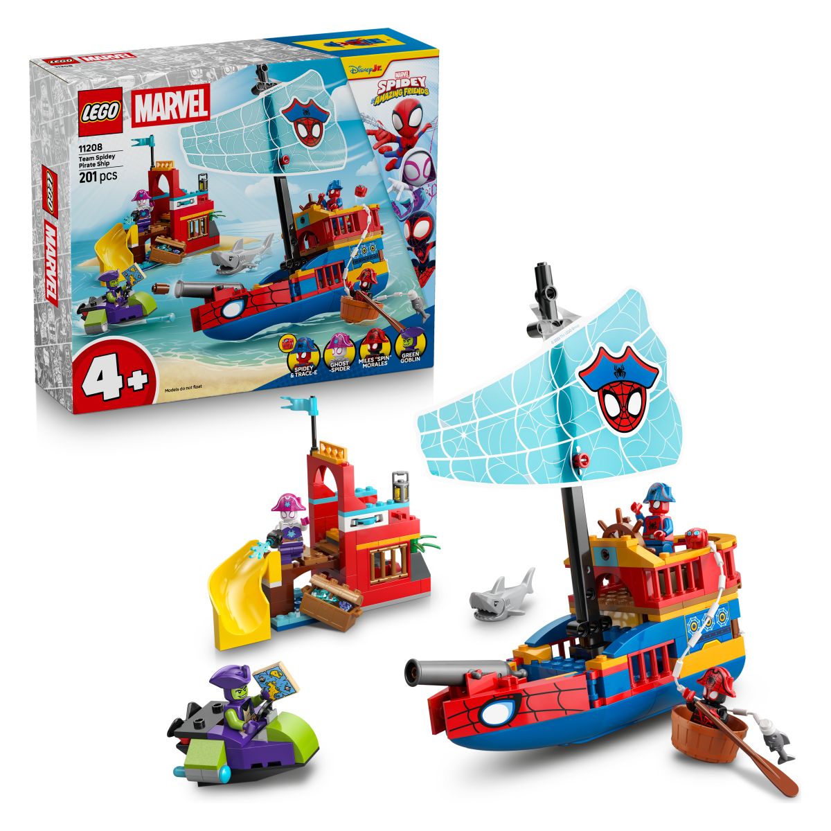 Lego® Spidey 11208 Piratska ladja ekipe Spidey