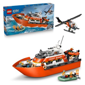 Lego® City 60504 Reševalni čoln in helikopter obalne straže