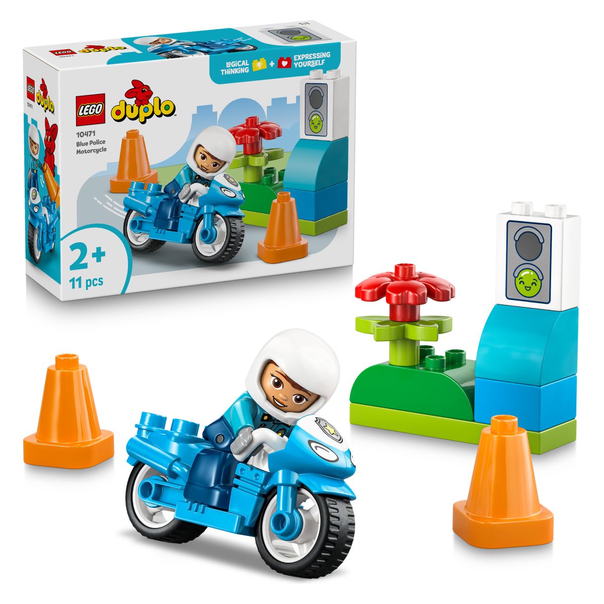 Lego® Duplo® 10471 Modri policijski motor