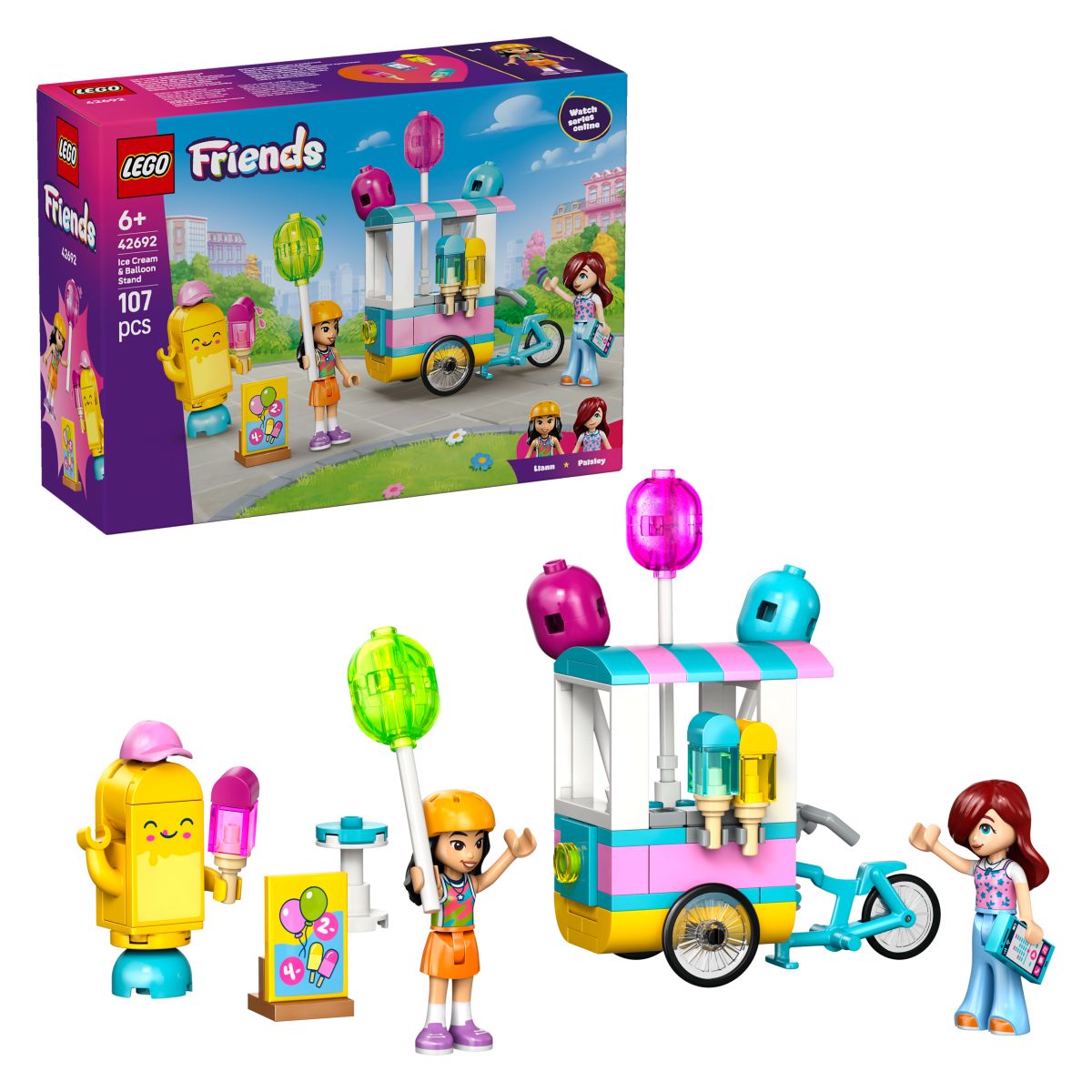 Lego® Friends 42692 Stojnica s sladoledom in baloni