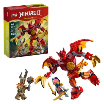Lego® Ninjago® 71851 Kaijev bojni paket z zmajskim robotskim oklepom