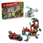 Lego® Ninjago® 71857 Spopad z ninja vozili pri Drevesni hišici