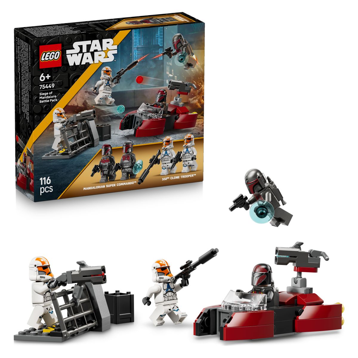 Lego® Star Wars™ 75449 Bojni paket Obleganje Mandalora