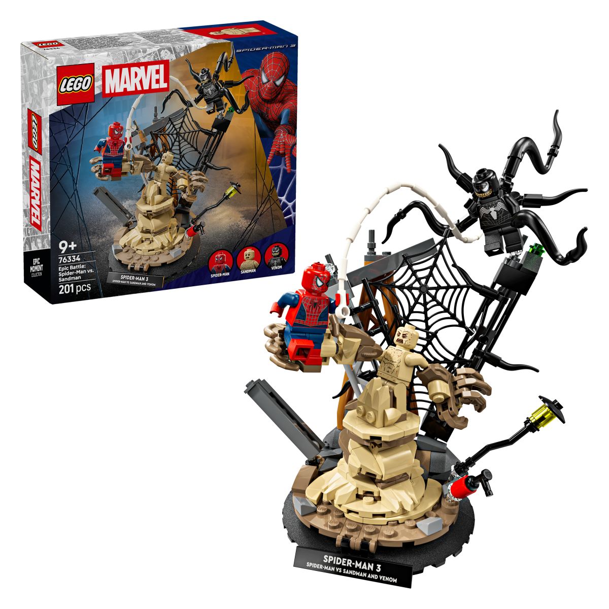 Lego® Super Heroes 76334 Epska bitka: Spider-Man proti Sandmanu