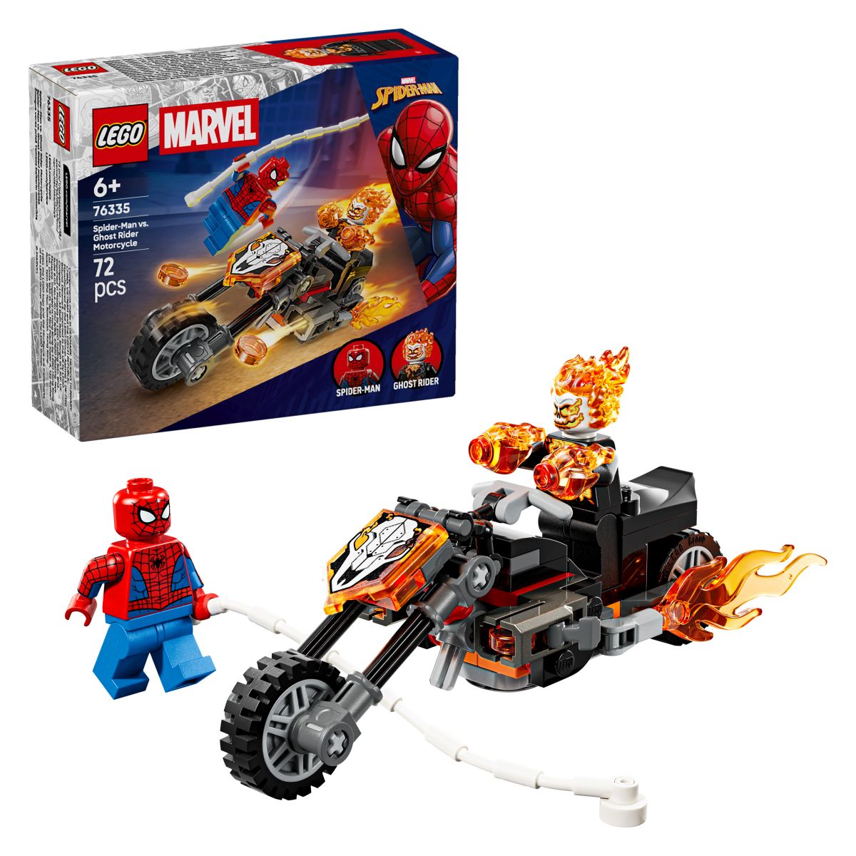 Lego® Super Heroes 76335 Spider-Man proti motoristu Ghost Riderju