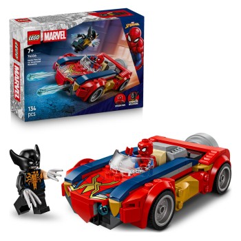 Lego® Super Heroes 76336 Spider-Man v avtomobilu proti venomiziranemu Wolverinu
