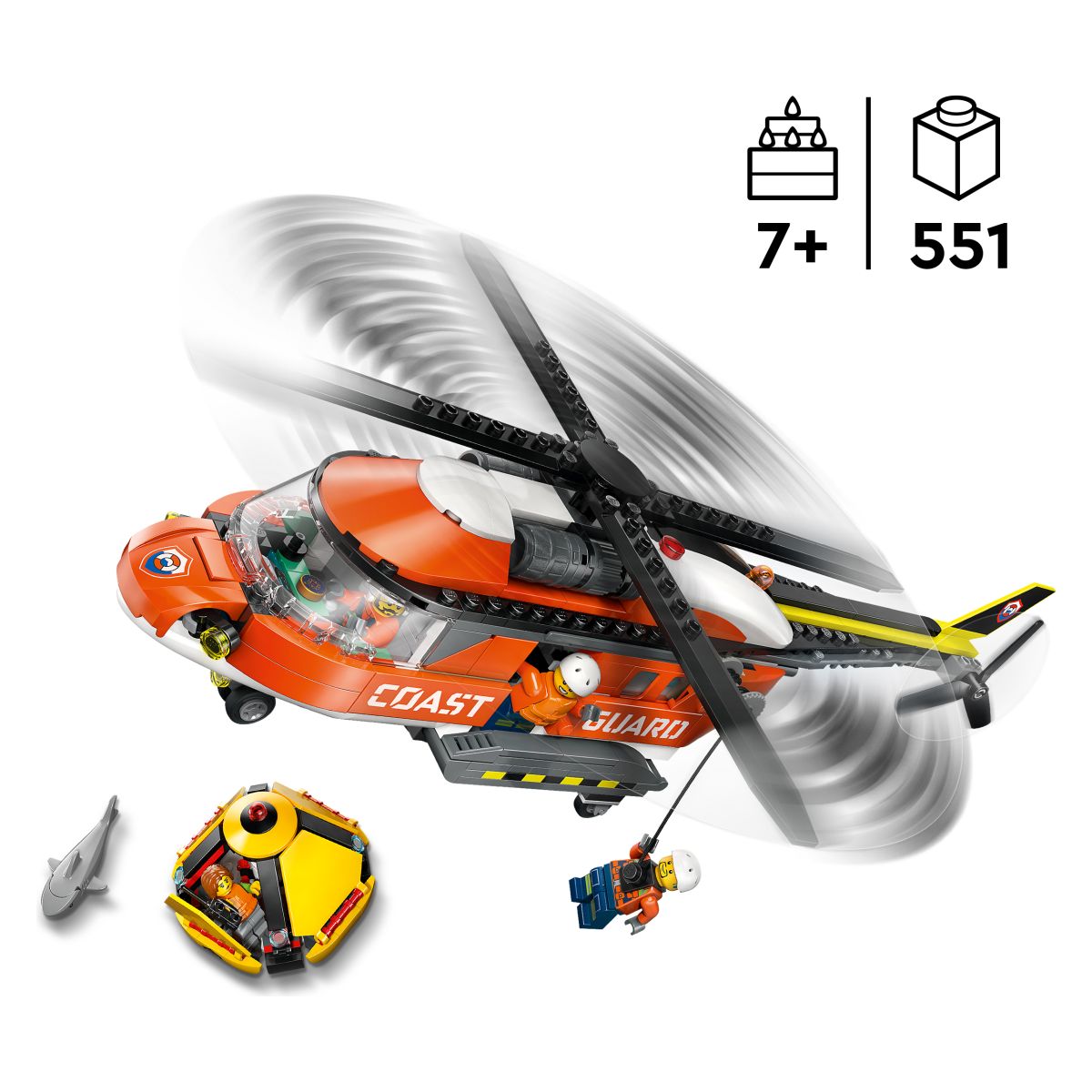 Lego City Helikopter obalne straže 60503 Lego City Helikopter obalne straže 60503
