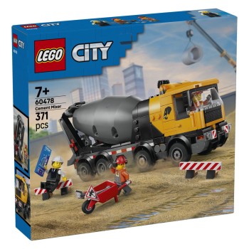 Lego® City 60478 Tovornjak z mešalnikom betona