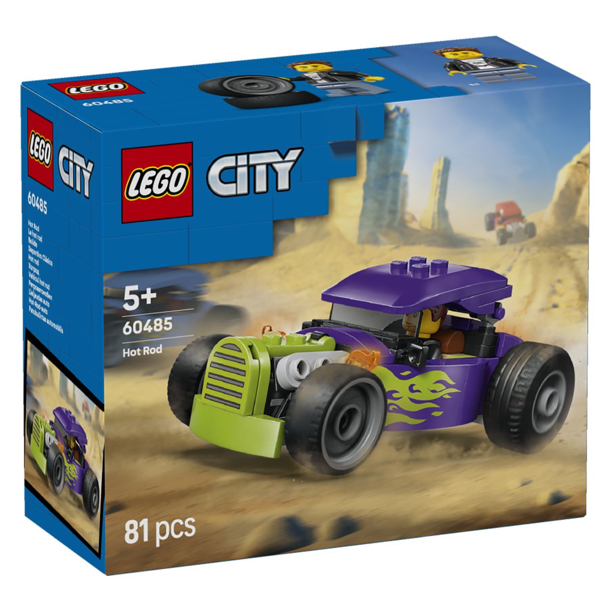 Lego City Dirkalnik Hot Rod 60485 Lego City Dirkalnik Hot Rod 60485