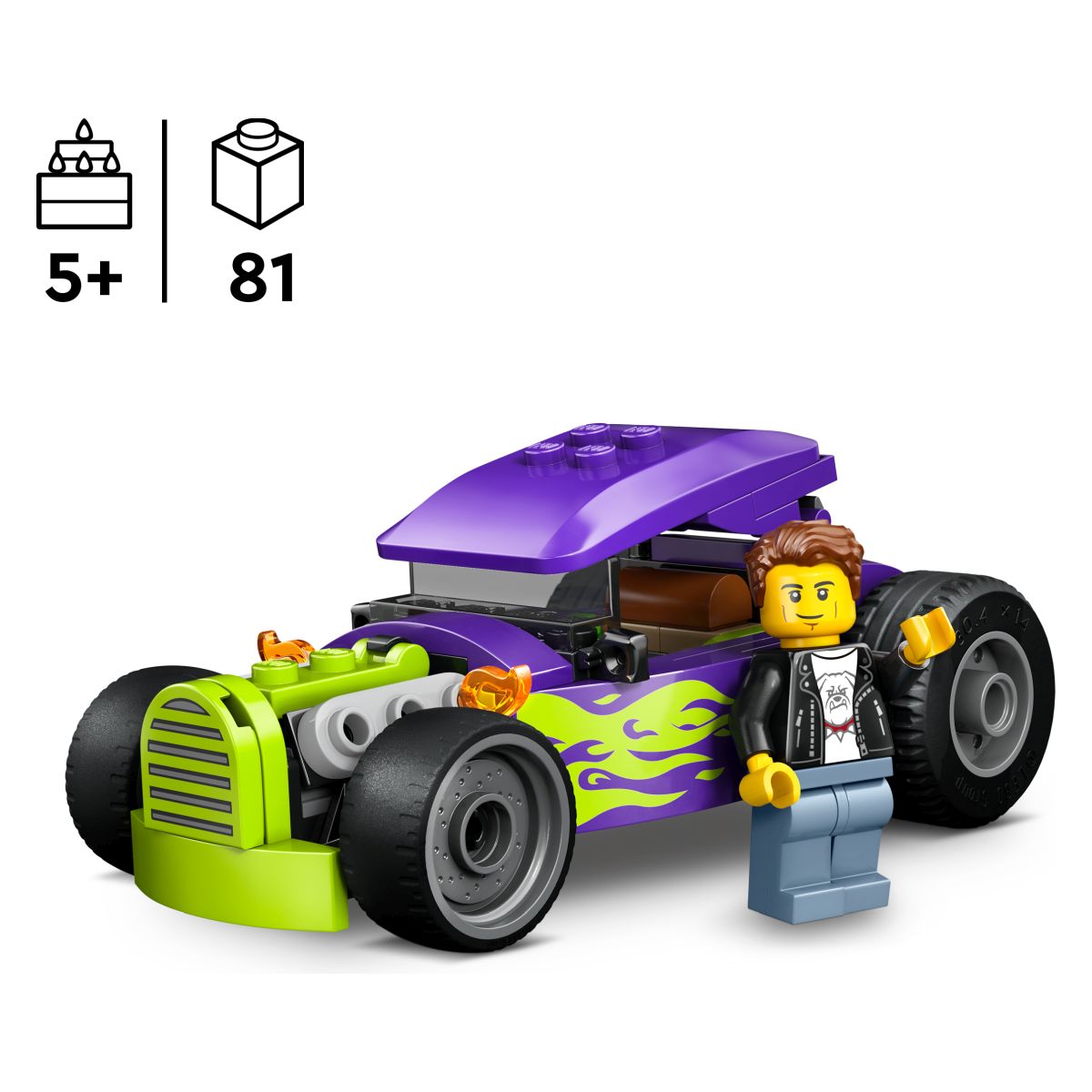 Lego City Dirkalnik Hot Rod 60485 Lego City Dirkalnik Hot Rod 60485