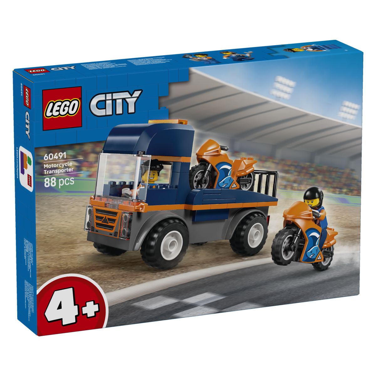 Lego City Transportno vozilo za motorje 60491 Lego City Transportno vozilo za motorje 60491