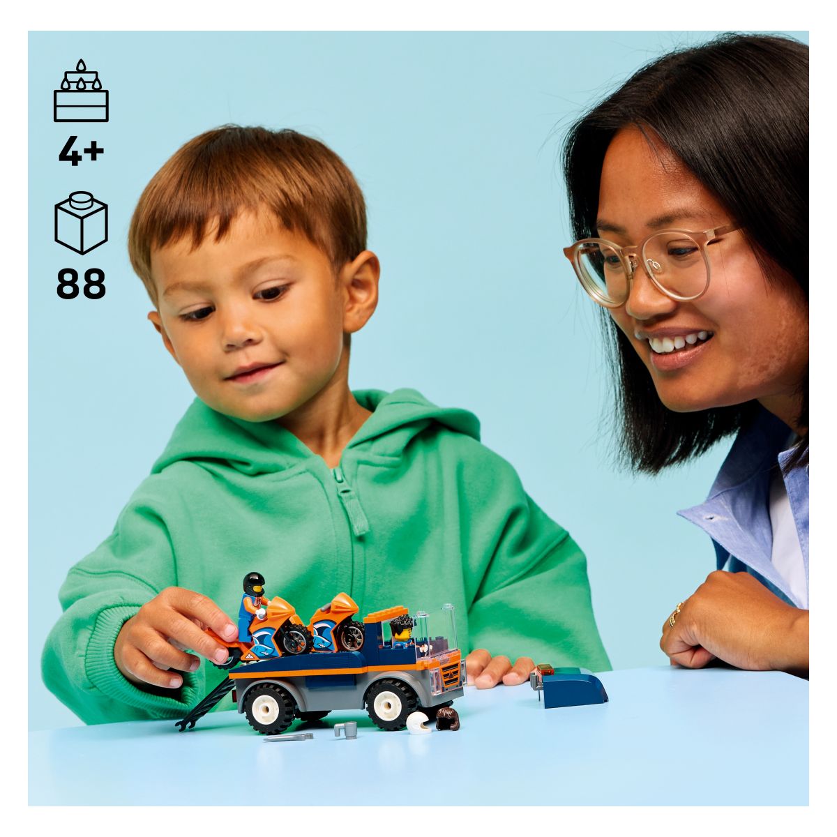 Lego City Transportno vozilo za motorje 60491 Lego City Transportno vozilo za motorje 60491