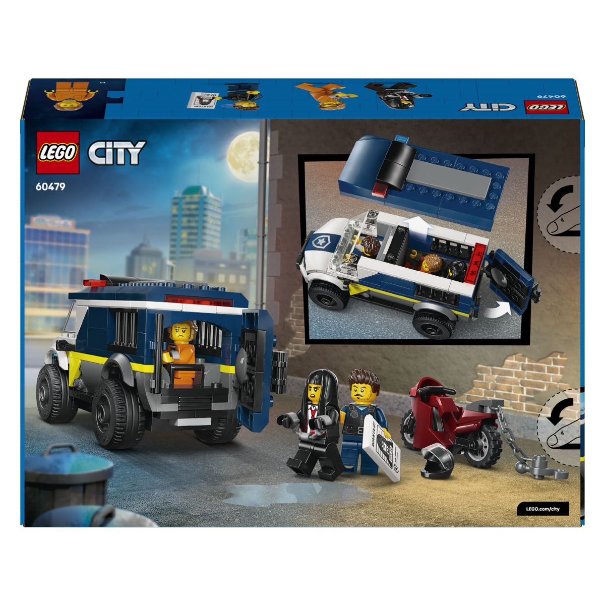 Lego® City 60479 Policijsko vozilo za prevoz zapornikov