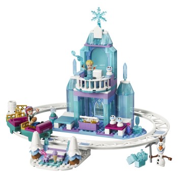 Lego® Disney Princess™ 43281 Elzin ledeni grad in pustolovščina z vožnjo po snegu