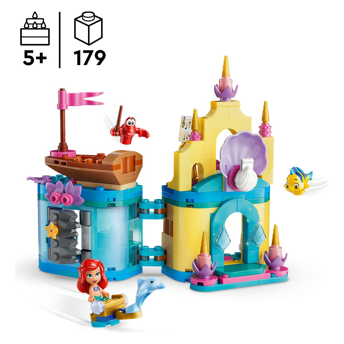 Kocke Disney Princess Arielina čarobna mini palača 43285