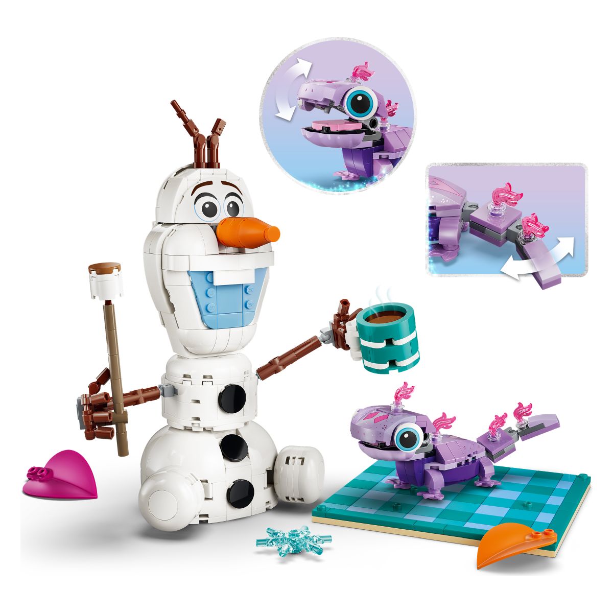 Kocke Disney Princess Olaf in Bruni se zabavata na pikniku 43287
