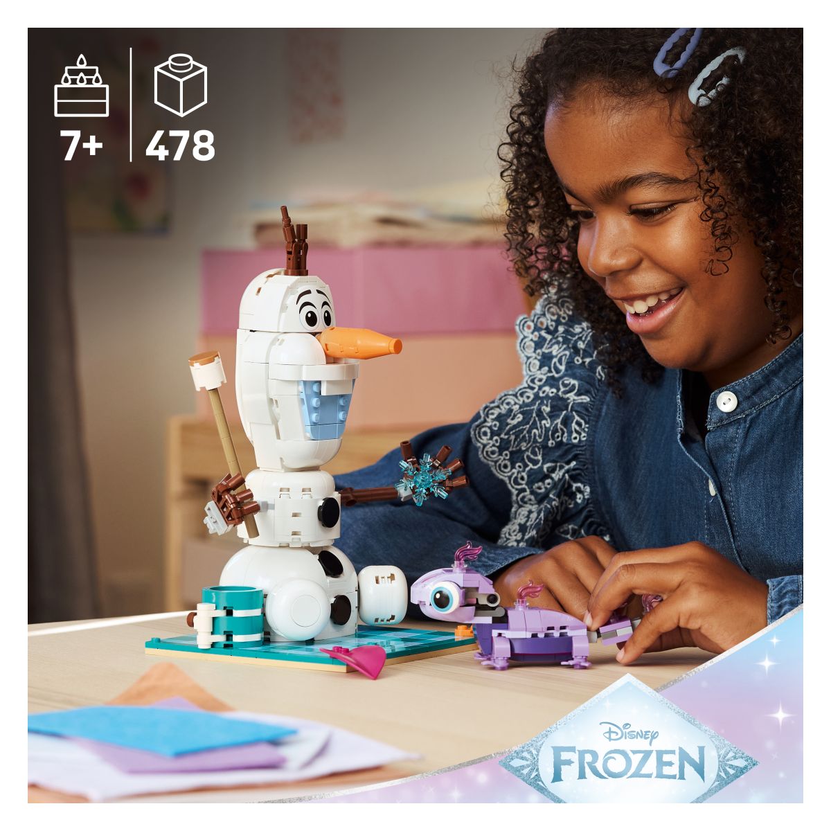 Kocke Disney Princess Olaf in Bruni se zabavata na pikniku 43287