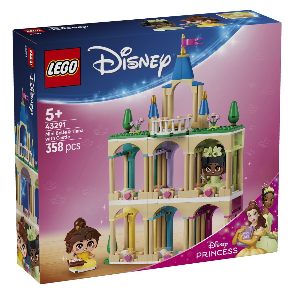 Kocke Disney Princess Mini Belle in Tiana z gradom 43291