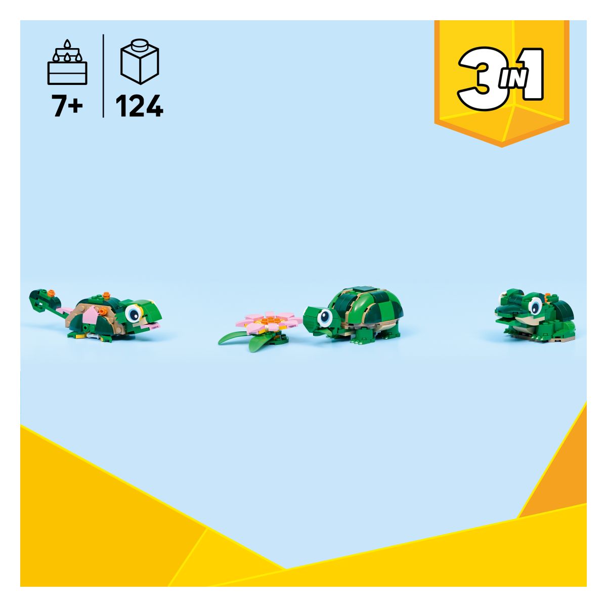 Kocke Creator Kornjača s cvijetom lopoča 31377