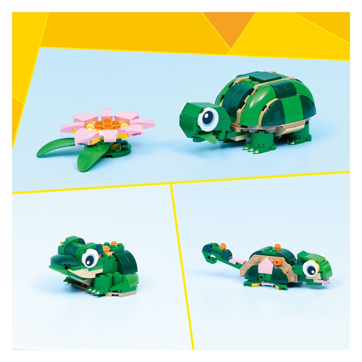 Kocke Creator Kornjača s cvijetom lopoča 31377