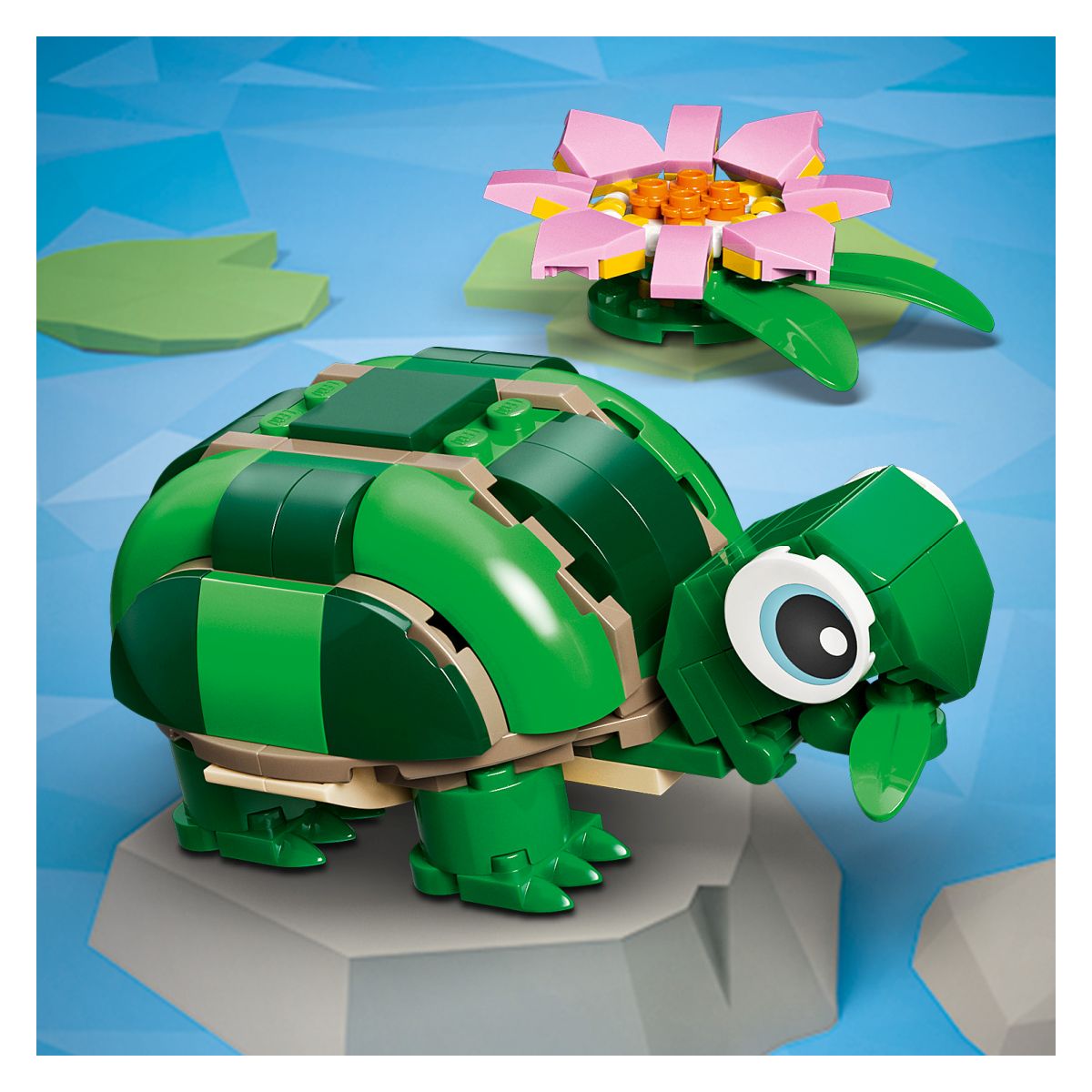 Kocke Creator Kornjača s cvijetom lopoča 31377