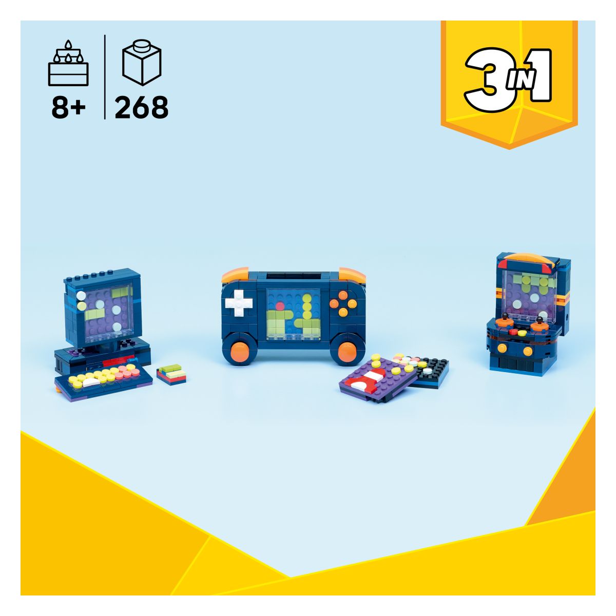 Kocke Creator Retro igričarska konzola 31380 Kocke Creator Retro igričarska konzola 31380