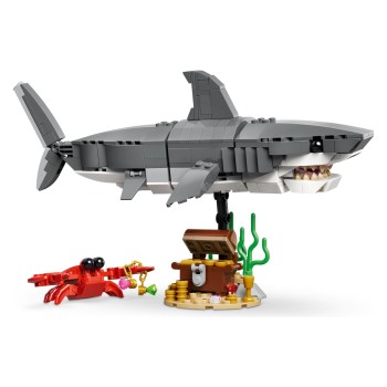 Lego® Creator 31381 Krvoločen morski pes s skrinjo z zakladom