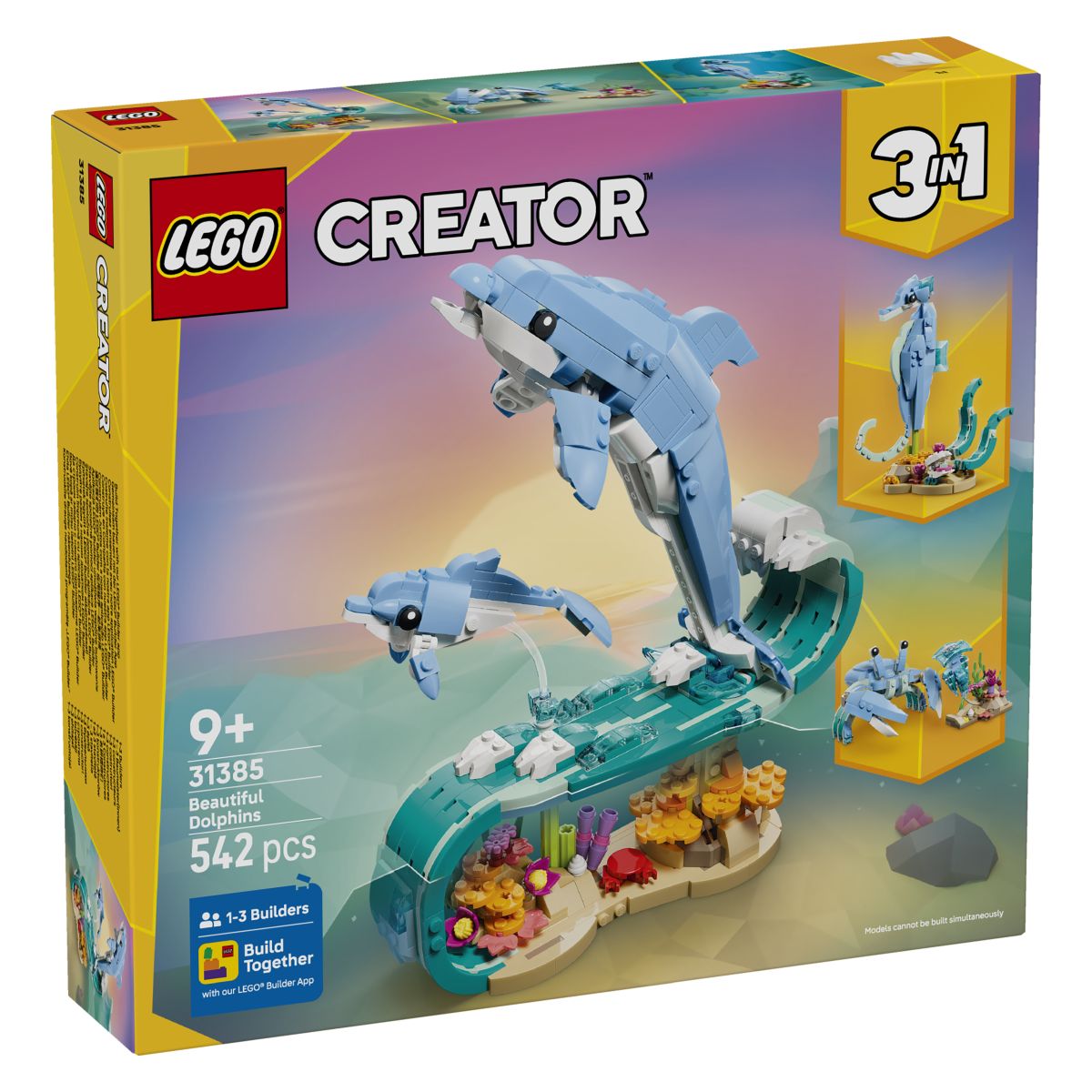 Kocke Creator Morske živali: Čudoviti delfini 31385 Kocke Creator Morske živali: Čudoviti delfini 31385