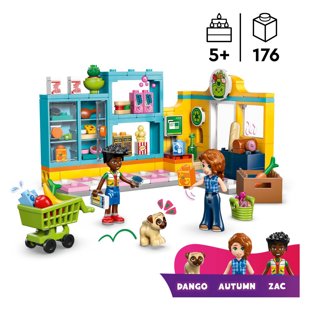 Kocke Friends Trgovina z mešanim blagom v Heartlake Cityju 42680