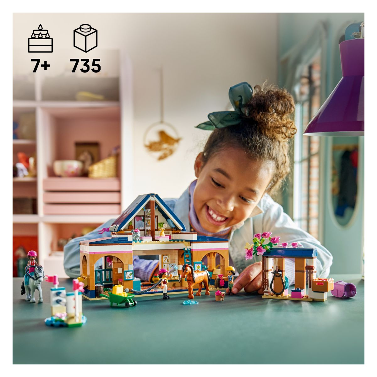 Lego Friends Konjušnica in jahalna akademija 42688