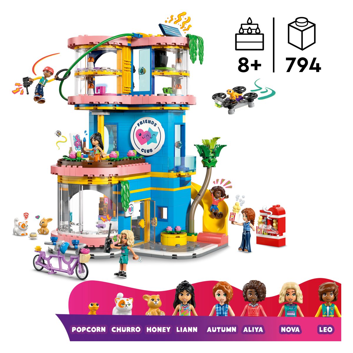 Lego Friends Klubska hiša prijateljev v Heartlake Cityju 42689