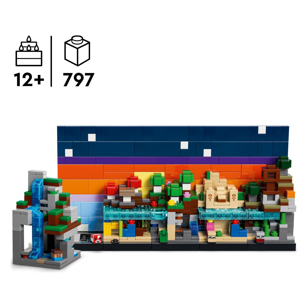 Kocke Minecraft Mini biomi 21589 Kocke Minecraft Mini biomi 21589