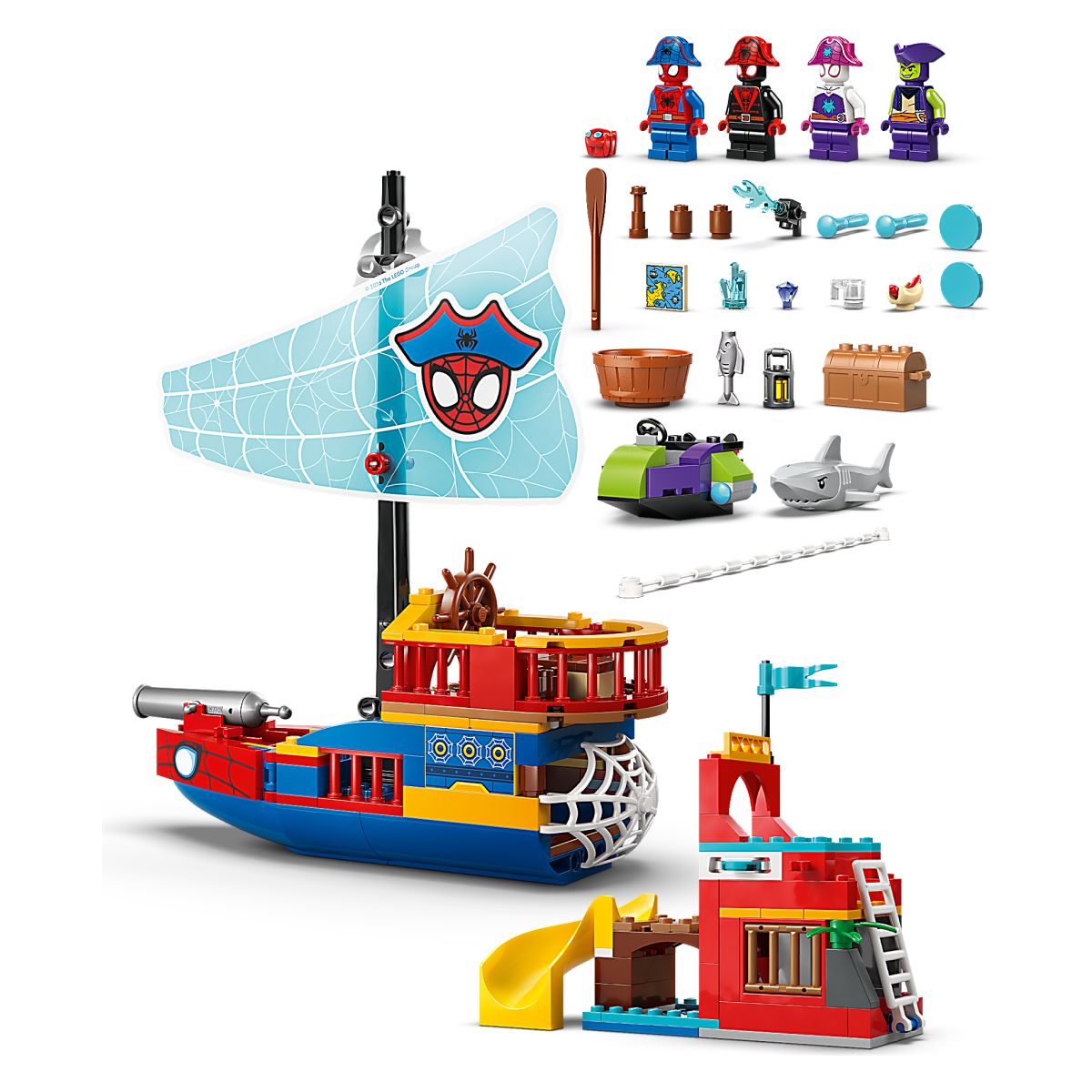 Kocke Spidey Piratska ladja ekipe Spidey 11208