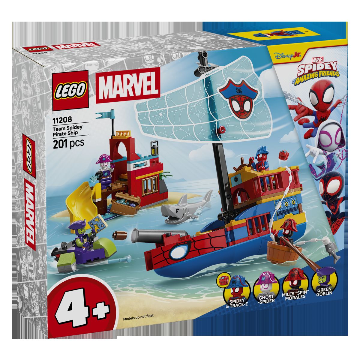Kocke Spidey Piratska ladja ekipe Spidey 11208
