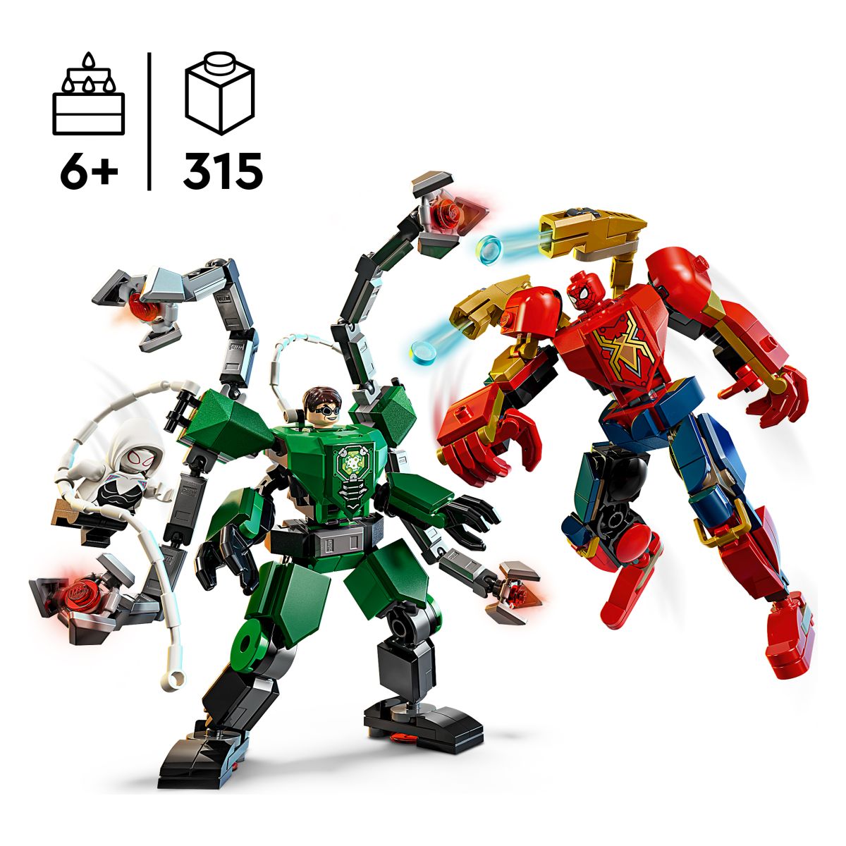 Kocke Super Heroes Spopad v robotskih oklepih: Spider-Man proti Doc Ocku 76338 Kocke Super Heroes Spopad v robotskih oklepih: Spider-Man proti Doc Ocku 76338