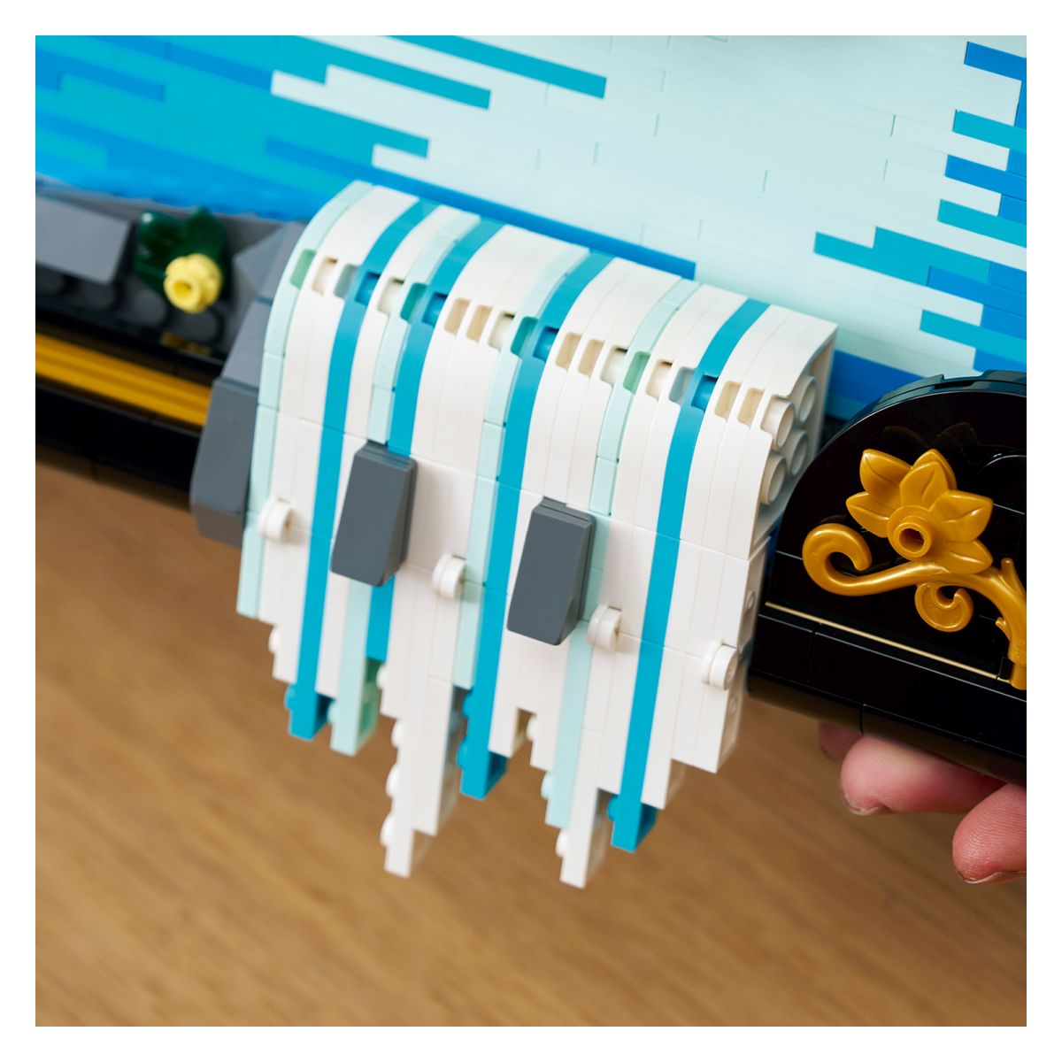 Kocke Art Pokrajina s cvetočimi japonskimi češnjami 31218