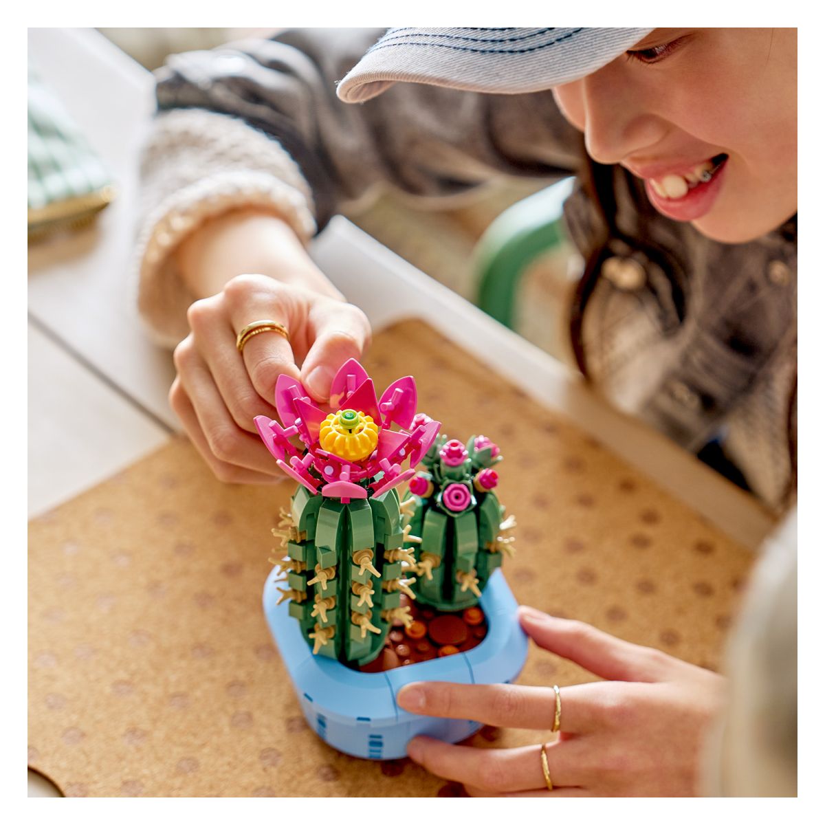 Kocke Icons Cvetoči kaktus 11509