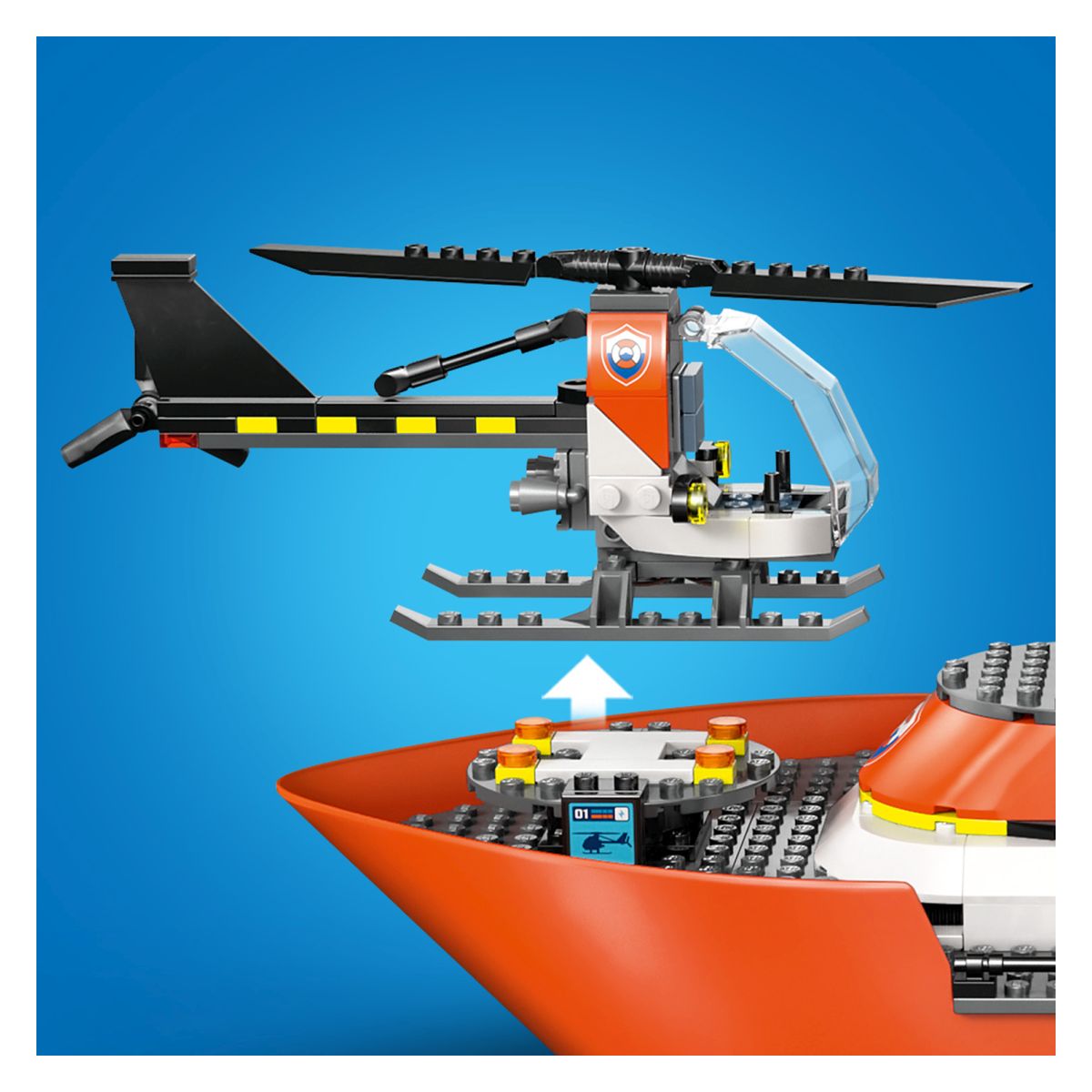 Lego City Brod i helikopter obalne straže 60504 Lego City Brod i helikopter obalne straže 60504