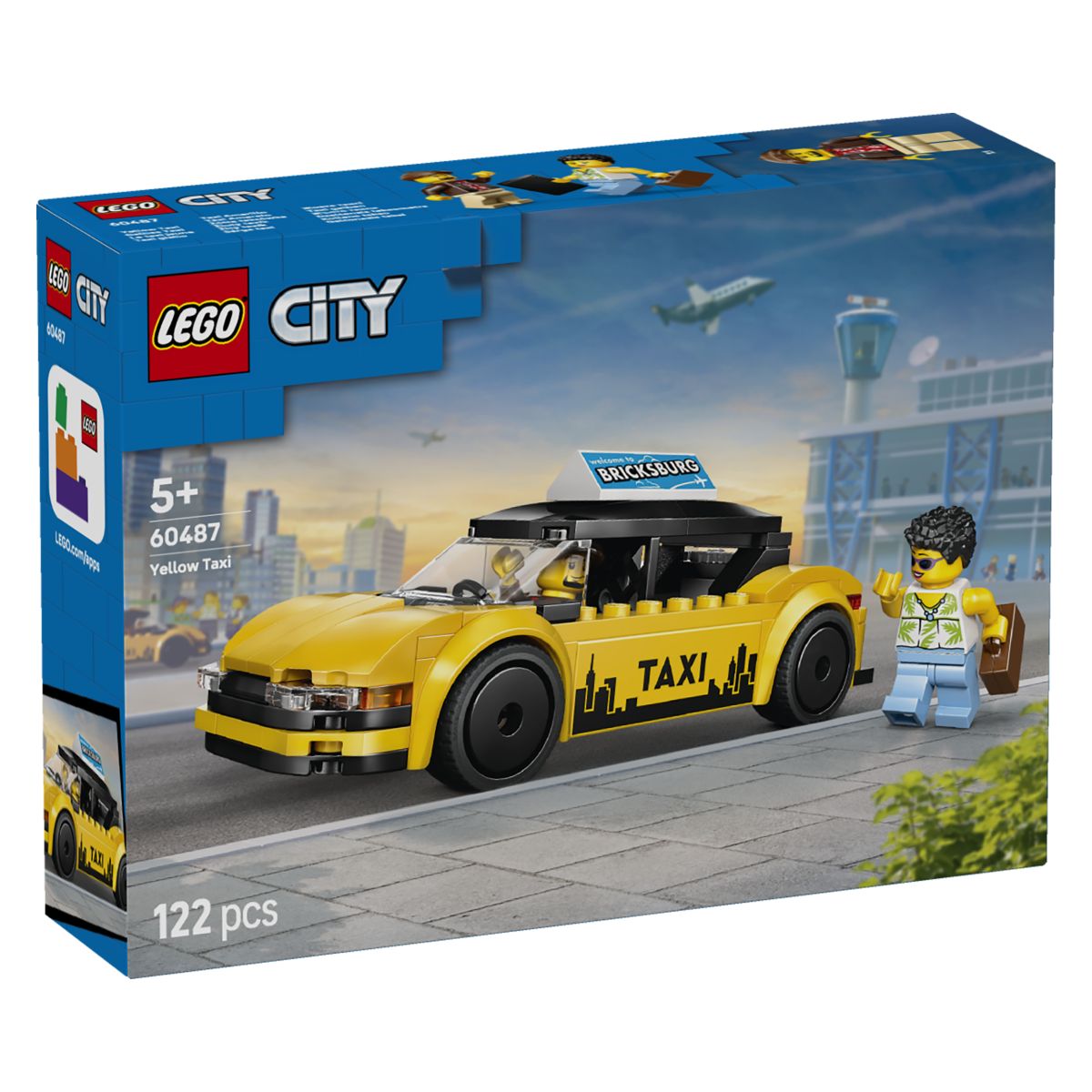 Lego City Rumeni taksi 60487