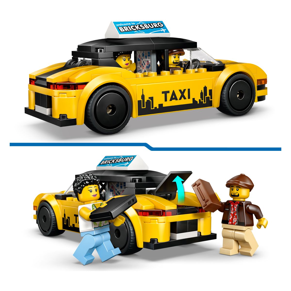 Lego City Rumeni taksi 60487